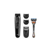 Триммер Braun SK3000 + Бритва Gillette + 1 кас черный (насадок в компл:3шт)