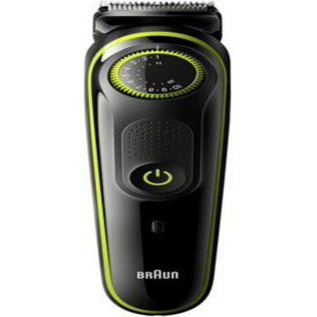 Триммер Braun BT3241 + Бритва Gillette + 1 кас черный/желтый (насадок в компл:2шт)