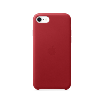 Apple iPhoneSE Leather Case - (PRODUCT)RED, Кожаный чехол для Iphone SE красного цвета