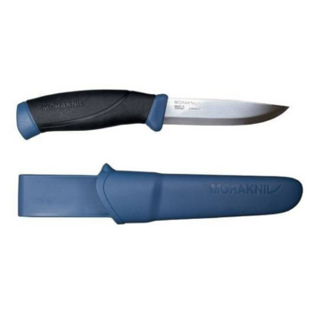 Нож Morakniv Companion (13164) стальной лезв.104мм черный/синий