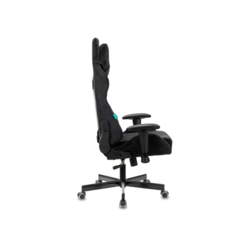 Кресло игровое Zombie VIKING KNIGHT Fabric черный Light-20 с подголов. крестов. металл