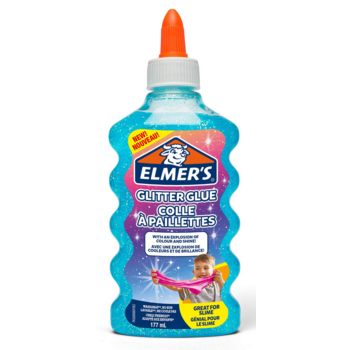 Клей-гель Elmers 2077252 блестки голубые прозрачный