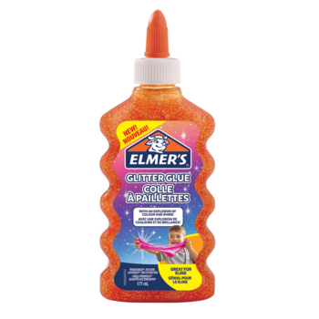 Клей-гель Elmers 2109486 блестки оранжевые прозрачный