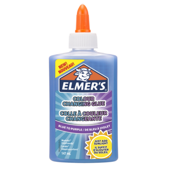 Клей-гель Elmers 2109507 для изготовления слаймов голубой/фиолетовый