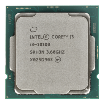 Процессор Intel Original Core i3 10100 Soc-1200 (BX8070110100 S RH3N) (3.6GHz/Intel UHD Graphics 630) Box