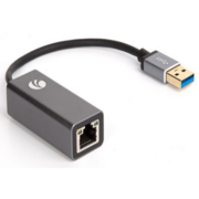 Кабель-переходник Кабель-переходник/ Кабель-переходник USB 3.0 (Am) --> LAN RJ-45 Ethernet 1000 Mbps, Aluminum Shell, VCOM <DU312M>