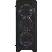 Корпус Aerocool Ore Saturn FRGB-G-BK-v1 черный без БП ATX 3x120mm 2xUSB2.0 1xUSB3.0 audio bott PSU