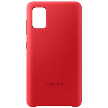 Чехол (клип-кейс) Samsung для Samsung Galaxy A41 Silicone Cover красный (EF-PA415TREGRU)