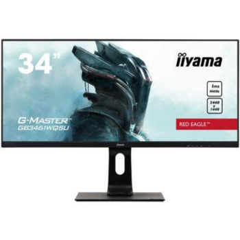 Монитор Iiyama 34" Red Eagle GB3461WQSU-B1 черный IPS LED 1ms 21:9 HDMI M/M матовая HAS Pivot 1000:1 350cd 178гр/178гр 3440x1440 DisplayPort UWQHD USB 9.7кг