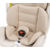 Автокресло детское Happy Baby Unix до 36 кг (1/2/3) Isofix бежевый/белый