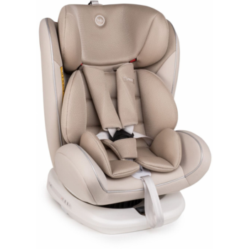 Автокресло детское Happy Baby Unix до 36 кг (1/2/3) Isofix бежевый/белый