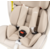 Автокресло детское Happy Baby Unix до 36 кг (1/2/3) Isofix бежевый/белый