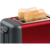 Тостер BOSCH Тостер BOSCH/ мощность 970Вт, отделений- 2, бесступенчатый терморегулятор, подогревание булочек, лоток для крошек, автоцентрирование тостов, цвет красный/черный