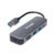 Концентратор USB D-Link DUB-1325/A1A, 2-port USB 3.0, USB Type-C port, SD and microSD card slots Hub.2 downstream USB type A (female) ports, 1 downstream USB type C (female) port, 1 upstream USB type A (male), 1 SD