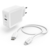 Сетевое зар./устр. Hama H-188330 3A PD для Apple кабель Apple Lightning/Type-C белый (00188330)
