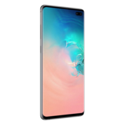 Смартфон Samsung SM-G975F Galaxy S10+ 128Gb 8Gb белый/перламутр моноблок 3G 4G 2Sim 6.4" 1440x2960 Android 9 16Mpix WiFi NFC GPS GSM900/1800 GSM1900 Ptotect MP3 microSD max512Gb