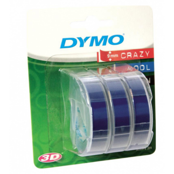 Картридж ленточный Dymo Omega S0847740 белый/синий набор x3упак. для Dymo