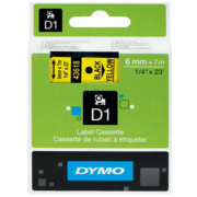 Картридж ленточный Dymo D1 S0720790 черный/желтый для Dymo