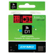 Картридж ленточный Dymo D1 S0720720 черный/красный для Dymo