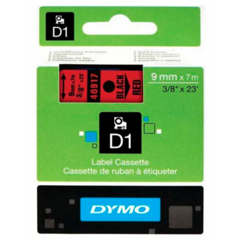 Картридж ленточный Dymo D1 S0720720 черный/красный для Dymo