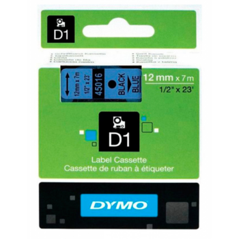 Картридж ленточный Dymo D1 S0720560 голубой/черный для Dymo