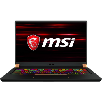 Ноутбук MSI GS75 Stealth 10SF-465RU 17.3"(1920x1080 (матовый, 240Hz) IPS)/Intel Core i7 10750H(2.6Ghz)/16384Mb/1024PCISSDGb/noDVD/Ext:nVidia GeForce RTX2070 Max-Q(8192Mb)/Cam/BT/WiFi/war 2y/2.4kg/black/W10