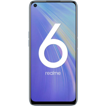 Смартфон Realme RMX2001 6 128Gb 4Gb белый моноблок 3G 4G 2Sim 6.5" 1080x2400 Android 10 64Mpix 802.11 b/g/n NFC GPS GSM900/1800 GSM1900 MP3 A-GPS microSD