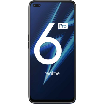 Смартфон Realme RMX2063 6 Pro 128Gb 8Gb синий моноблок 3G 4G 2Sim 6.6" 1080x2400 Android 10 64Mpix 802.11 a/b/g/n/ac NFC GPS GSM900/1800 GSM1900 MP3 A-GPS microSD