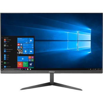 Моноблок MSI Pro 24X 10M-210RU 23.8" Full HD PG 6405U (2.4)/4Gb/SSD64Gb/UHDG/Windows 10 Professional/2xGbitEth/WiFi/BT/90W/клавиатура/мышь/черный 1920x1080