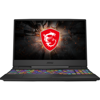 Ноутбук MSI GL65 Leopard 10SDK-404RU 15.6"(1920x1080 (матовый, 144Hz) IPS)/Intel Core i7 10750H(2.6Ghz)/16384Mb/512PCISSDGb/noDVD/Ext:nVidia GeForce GTX1660Ti(6144Mb)/Cam/BT/WiFi/war 1y/2.3kg/black/W10