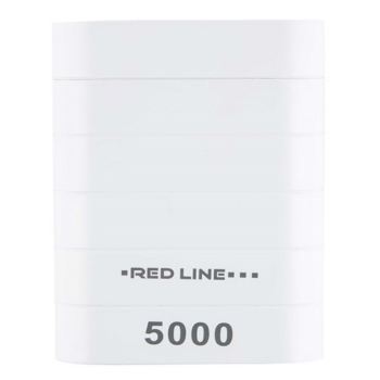 Мобильный аккумулятор Redline S5000 5000mAh 1A белый (УТ000013534)