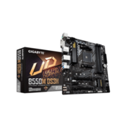 Материнская плата Gigabyte B550M DS3H RTL {Socket AM4, AMD B550, 4xDDR4-3200, DVI-D+HDMI, 2xPCI-Ex16, 1xPCI-Ex1, 4xSATA3(RAID 0/1/10), 2xM.2, 8 Ch Audio, GLan, (4+2)xUSB2.0, (4+2)xUSB3.2, 1xPS/2, mATX}