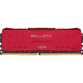 Модуль памяти CRUCIAL Ballistix Gaming DDR4 Общий объём памяти 16Гб Module capacity 16Гб Количество 1 3000 МГц Множитель частоты шины 15 1.35 В красный BL16G30C15U4R