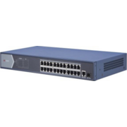 Коммутатор Hikvision DS-3E0526P-E/M 24G 2SFP 24PoE 225W неуправляемый