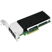 Сетевая карта LR-Link NIC PCIe 3.0 x8, 4 x 10G, Base-T, Intel XL710 chipset (FH+LP)