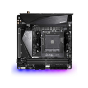 Материнская плата Gigabyte B550I AORUS PRO AX {Soc-AM4 AMD B550 2xDDR4 mini-ITX AC`97 8ch(7.1) 2.5Gg RAID+HDMI+DP}