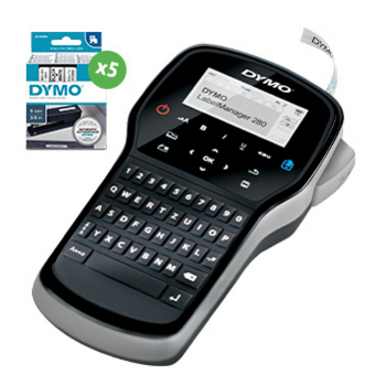 Термопринтер Dymo Label Manager 280 (для печ.накл.) переносной черный