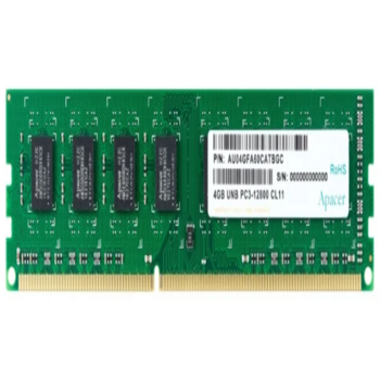 Оперативная память Apacer DDR3 4GB 1600MHz UDIMM (PC3-12800) CL11 1.5V (Retail) 512*8 3 years (AU04GFA60CATBGC/DL.04G2K.KAM)