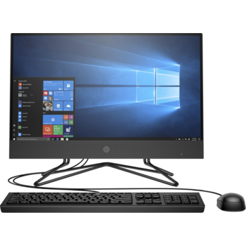 Моноблок HP 205 G4 21.5" Full HD Ryzen 3 3250U (2.6)/8Gb/SSD256Gb/RGr/DVDRW/CR/Windows 10 Professional 64/GbitEth/WiFi/BT/65W/клавиатура/мышь/Cam/черный 1920x1080