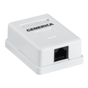 Itk CS2-1C5EU-12-G Розетка инф. настенная RJ45 кат. 5Е UTP 1 порт GENERICA