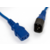 Hyperline PWC-IEC13-IEC14-5.0-BL кабель питания монитор-компьютер IEC 320 C13 - IEC 320 C14 (3x1.0), 10A, прямая вилка, 5 м, цвет синий