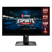 Монитор MSI Optix MAG251RX 24.5" (1920x1080 (матовый))/IPS Level/240Hz/1ms 24.5"(1920x1080 (матовый))/ (Ghz)/Mb/Gb/Ext:war 1y/black/