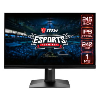 Монитор MSI Optix MAG251RX 24.5" (1920x1080 (матовый))/IPS Level/240Hz/1ms 24.5"(1920x1080 (матовый))/ (Ghz)/Mb/Gb/Ext:war 1y/black/