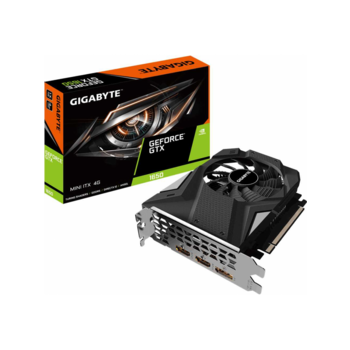 Видеокарта Gigabyte PCI-E GV-N1650IX-4GD NVIDIA GeForce GTX 1650 4096Mb 128 GDDR5 1665/8002 HDMIx2 DPx1 HDCP Ret