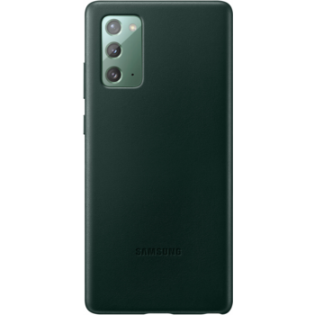 Чехол (клип-кейс) Samsung для Samsung Galaxy Note 20 Leather Cover зеленый (EF-VN980LGEGRU)