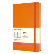 Ежедневник Moleskine CLASSIC Large 130х210мм 400стр. оранжевый