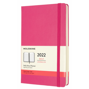 Ежедневник Moleskine CLASSIC Large 130х210мм датир.12мес 400стр. фуксия