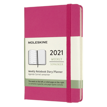 Еженедельник Moleskine CLASSIC WKLY Pocket 90x140мм 144стр. розовый