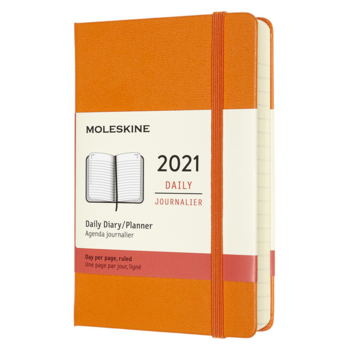 Ежедневник Moleskine CLASSIC Pocket 90x140мм 400стр. оранжевый