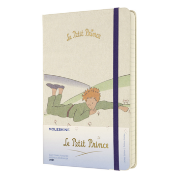 Ежедневник Moleskine LE L`PETIT PRINCE Large 130х210мм обложка текстиль 400стр. белый